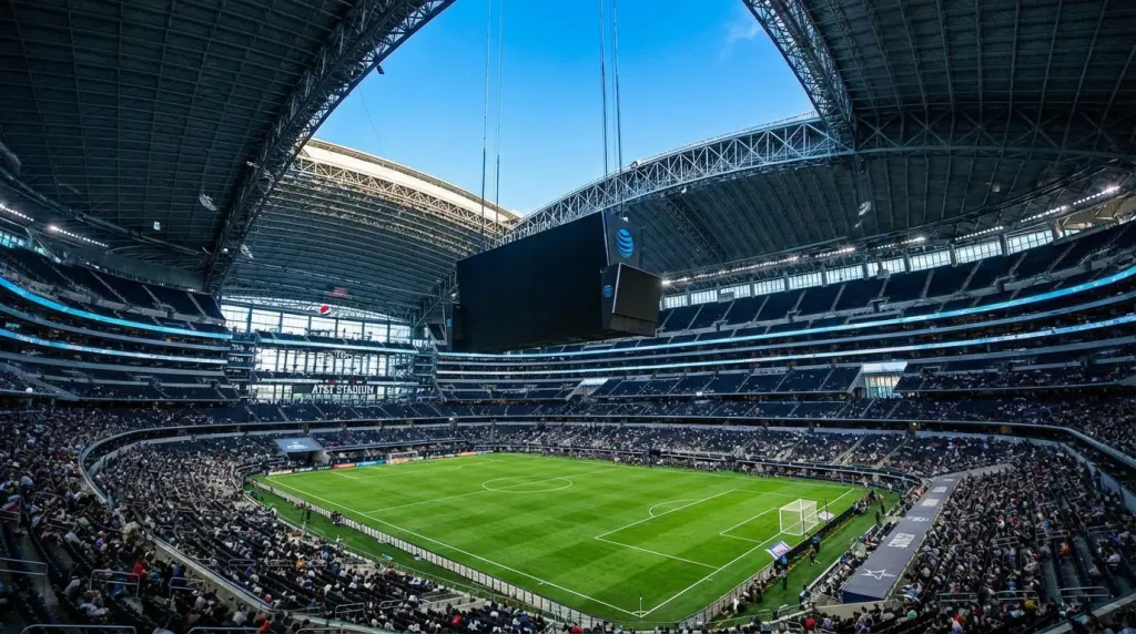 AT&T Stadium Arlington Dallas Texas MM-kisat 2026