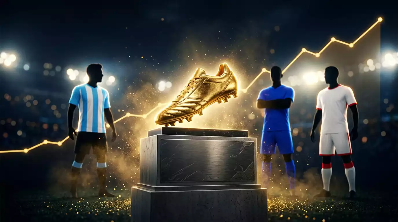 MM-2026 maalikuningas-markkina — kärkitaistelu Messi, Mbappé, Kane